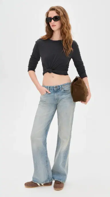 Free People Nova Long Sleeve Tee Black | Thumbnail 5 Free People Nova Long Sleeve Tee Black | Thumbnail 5