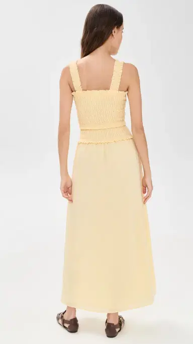 Hill House Home The Azalea Maxi Nap Dress Butter Yellow | Thumbnail 3 Hill House Home The Azalea Maxi Nap Dress Butter Yellow | Thumbnail 3