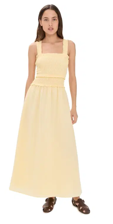 Hill House Home The Azalea Maxi Nap Dress Butter Yellow | Thumbnail 1 Hill House Home The Azalea Maxi Nap Dress Butter Yellow | Thumbnail 1