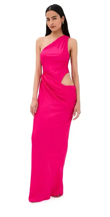 Misha The Isadora Satin Dress | Thumbnail 1 Misha The Isadora Satin Dress | Thumbnail 1