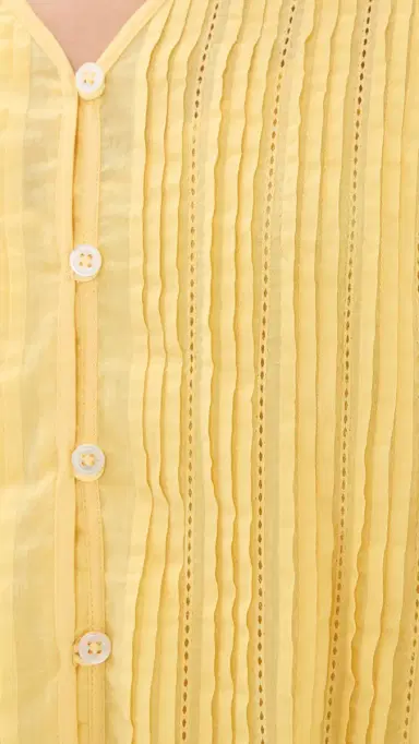 Sea Alberte Solid Mini Dress Yellow | Thumbnail 6 Sea Alberte Solid Mini Dress Yellow | Thumbnail 6