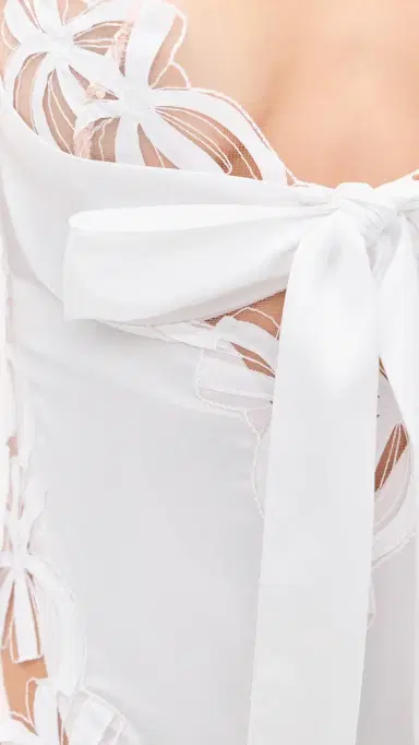 For Love & Lemons Hallie Teddy Thong Bodysuit White | Thumbnail 5 For Love & Lemons Hallie Teddy Thong Bodysuit White | Thumbnail 5