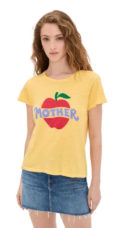 MOTHER The Lil Sinful Tee Mother Apple | Thumbnail 1 MOTHER The Lil Sinful Tee Mother Apple | Thumbnail 1