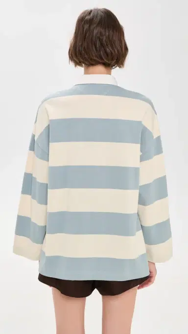 STRUT-THIS Chester Long Sleeve Rugby Shirt Baby Blue | Thumbnail 3 STRUT-THIS Chester Long Sleeve Rugby Shirt Baby Blue | Thumbnail 3