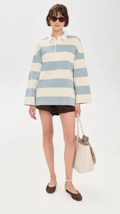 STRUT-THIS Chester Long Sleeve Rugby Shirt Baby Blue | Thumbnail 5 STRUT-THIS Chester Long Sleeve Rugby Shirt Baby Blue | Thumbnail 5