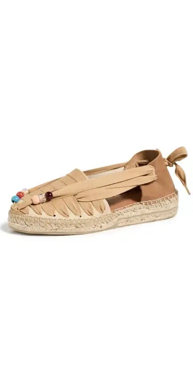 Naguisa Soc Beaded Espadrilles Sand Beads 38 | Thumbnail 1 Naguisa Soc Beaded Espadrilles Sand Beads 38 | Thumbnail 1