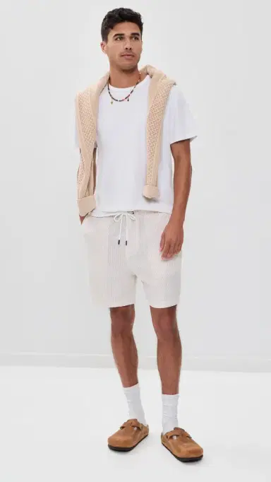 Onia Classic Pull On Linen Shorts 6 and | Thumbnail 5 Onia Classic Pull On Linen Shorts 6 and | Thumbnail 5