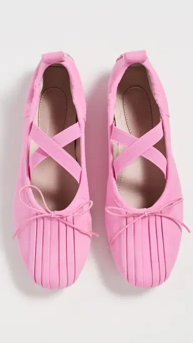 Simone Rocha Ballerina Grip Flats Pink | Thumbnail 5 Simone Rocha Ballerina Grip Flats Pink | Thumbnail 5