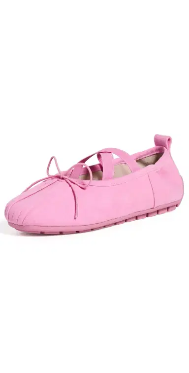 Simone Rocha Ballerina Grip Flats Pink | Thumbnail 1 Simone Rocha Ballerina Grip Flats Pink | Thumbnail 1
