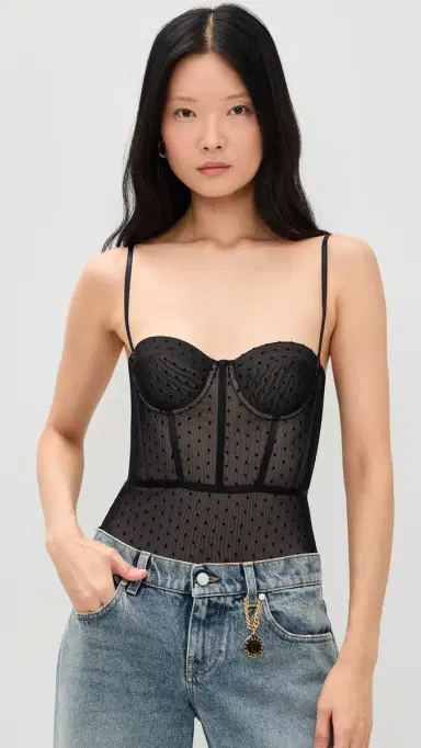 Zimmermann Dot Bodysuit Black | Thumbnail 2 Zimmermann Dot Bodysuit Black | Thumbnail 2