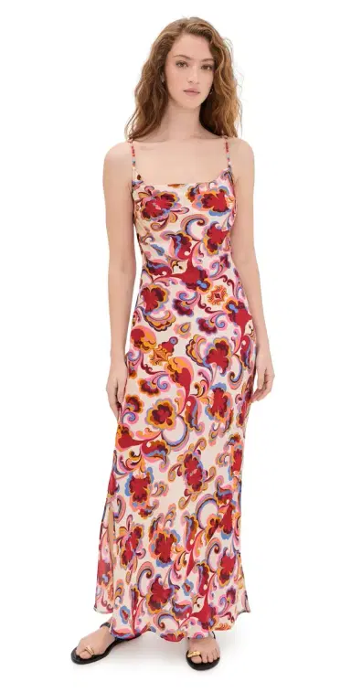 Carolina K lip Dress Paisley Floral | Thumbnail 1 Carolina K lip Dress Paisley Floral | Thumbnail 1
