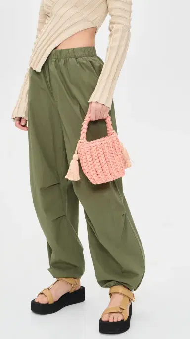 Binge Knitting Amalfi Bucket Bag Mini Melon One Size | Thumbnail 3 Binge Knitting Amalfi Bucket Bag Mini Melon One Size | Thumbnail 3