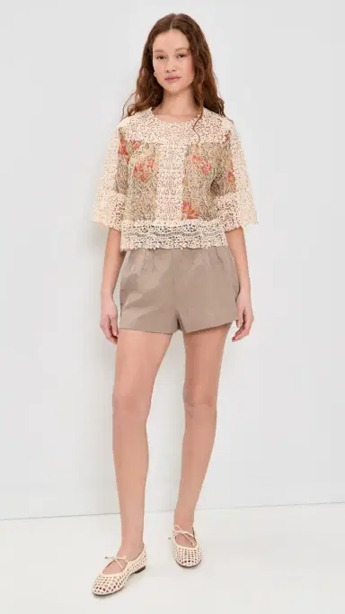 Sea Luisa Print Top Cream | Thumbnail 5 Sea Luisa Print Top Cream | Thumbnail 5