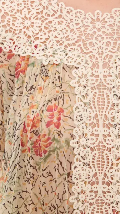 Sea Luisa Print Top Cream | Thumbnail 6 Sea Luisa Print Top Cream | Thumbnail 6
