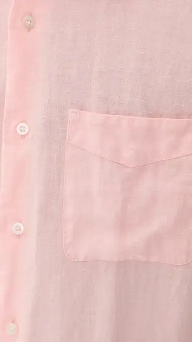 Madewell Long Sleeve Linen Top Solid Pink | Thumbnail 6 Madewell Long Sleeve Linen Top Solid Pink | Thumbnail 6