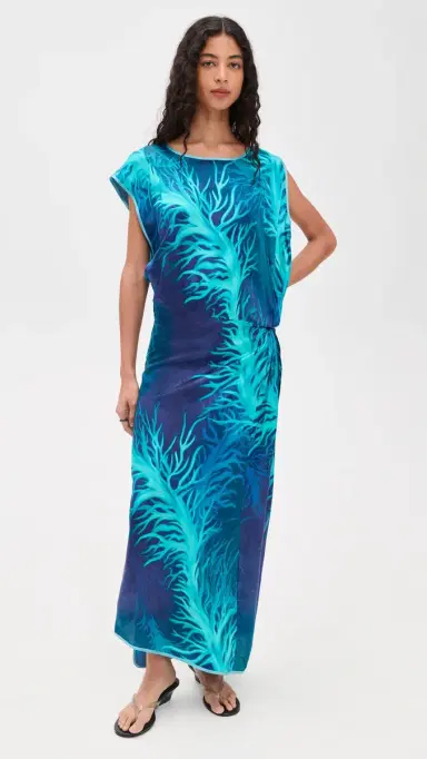 F.R.S For Restless Sleepers F. R. For Restless leepers Briseide Dress Corals Bleu | Thumbnail 2 F.R.S For Restless Sleepers F. R. For Restless leepers Briseide Dress Corals Bleu | Thumbnail 2