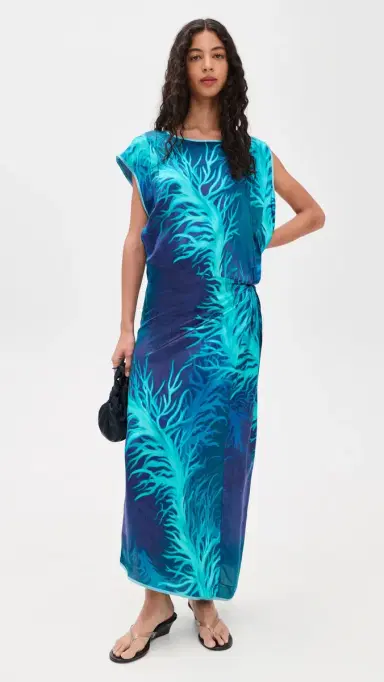 F.R.S For Restless Sleepers F. R. For Restless leepers Briseide Dress Corals Bleu | Thumbnail 5 F.R.S For Restless Sleepers F. R. For Restless leepers Briseide Dress Corals Bleu | Thumbnail 5