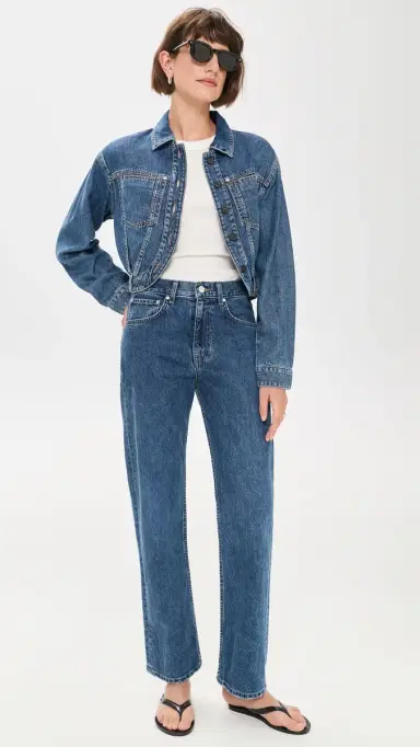 IRO Jaky Jacket Blue Fluid | Thumbnail 5 IRO Jaky Jacket Blue Fluid | Thumbnail 5