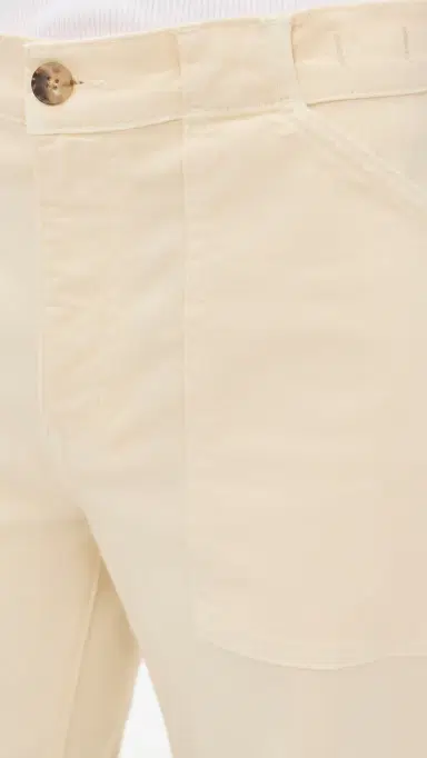 Madewell The Darted Barrel Leg Utility Pants Vanilla | Thumbnail 6 Madewell The Darted Barrel Leg Utility Pants Vanilla | Thumbnail 6
