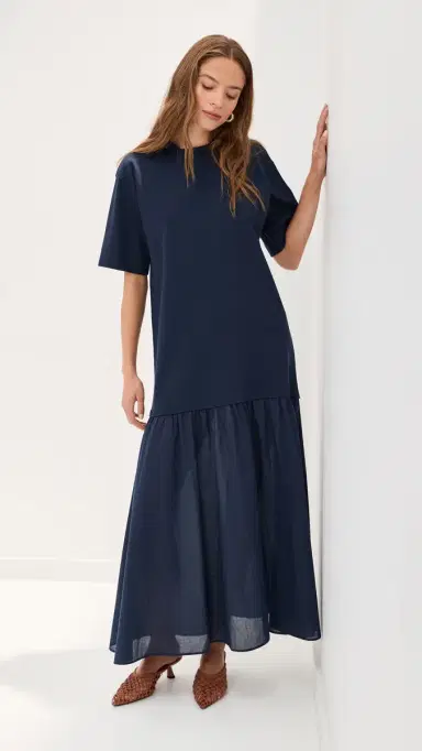 LE BOP Camden Maxi Dress Navy | Thumbnail 2 LE BOP Camden Maxi Dress Navy | Thumbnail 2