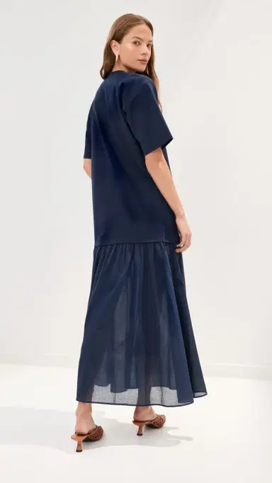 LE BOP Camden Maxi Dress Navy | Thumbnail 3 LE BOP Camden Maxi Dress Navy | Thumbnail 3