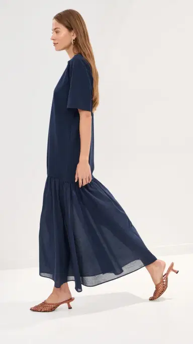 LE BOP Camden Maxi Dress Navy | Thumbnail 4 LE BOP Camden Maxi Dress Navy | Thumbnail 4