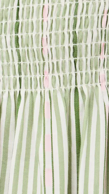 Hill House Home The Cosima Nap Dress Green Jacquard Stripe | Thumbnail 6 Hill House Home The Cosima Nap Dress Green Jacquard Stripe | Thumbnail 6