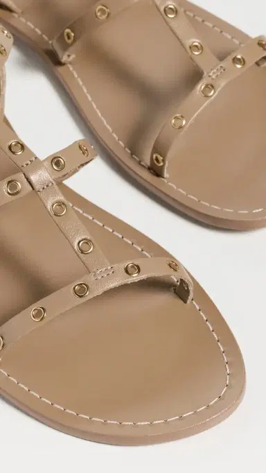 Cinq à Sept Ariella Strappy Grommet Sandals Brown Sugar 39 | Thumbnail 6 Cinq à Sept Ariella Strappy Grommet Sandals Brown Sugar 39 | Thumbnail 6