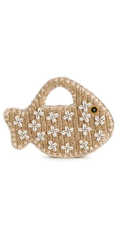 SIMONMILLER Puka Fish Bag Natural | Thumbnail 1 SIMONMILLER Puka Fish Bag Natural | Thumbnail 1