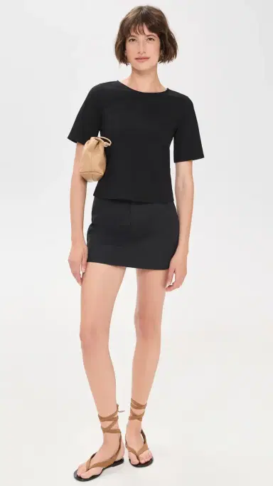 RIPLEY RADER Ponte Extended Short Sleeve Top Black | Thumbnail 5 RIPLEY RADER Ponte Extended Short Sleeve Top Black | Thumbnail 5
