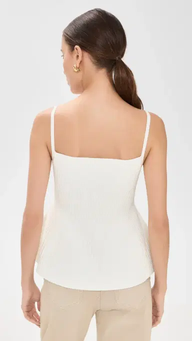 DL1961 Peplum Tank white (instasculpt rib) | Thumbnail 3 DL1961 Peplum Tank white (instasculpt rib) | Thumbnail 3