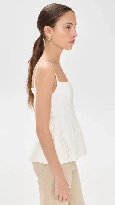 DL1961 Peplum Tank white (instasculpt rib) | Thumbnail 4 DL1961 Peplum Tank white (instasculpt rib) | Thumbnail 4