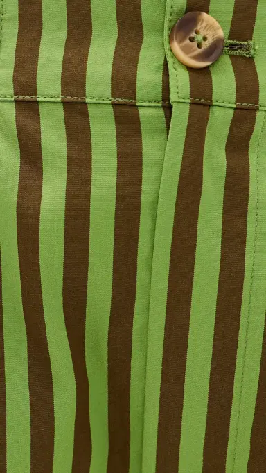 HEVRON Remi Shorts Green tripe | Thumbnail 6 HEVRON Remi Shorts Green tripe | Thumbnail 6