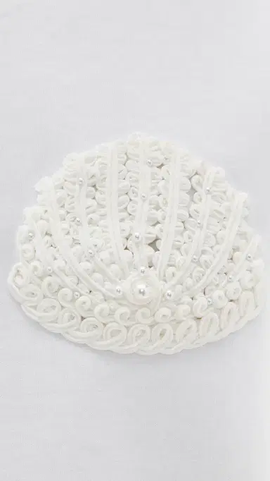 English Factory Pearl eashell T-Shirt White | Thumbnail 6 English Factory Pearl eashell T-Shirt White | Thumbnail 6