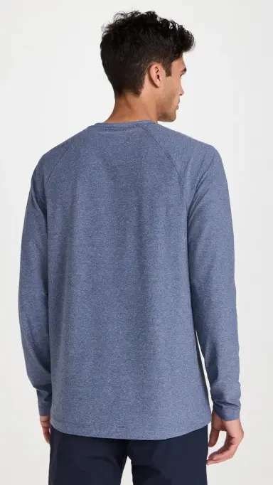 Rhone Reign Long Sleeve Midnight Heather | Thumbnail 3 Rhone Reign Long Sleeve Midnight Heather | Thumbnail 3