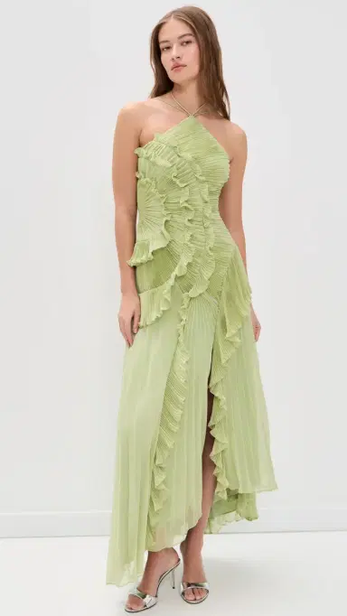 AMUR Lorelie Halter Gown Stem | Thumbnail 5 AMUR Lorelie Halter Gown Stem | Thumbnail 5