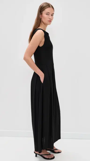 House of Dagmar Square Neck Dress Black | Thumbnail 4 House of Dagmar Square Neck Dress Black | Thumbnail 4