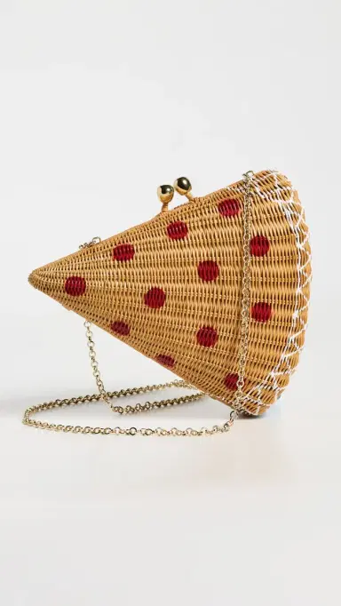 SERPUI Wicker Pizza Clutch | Thumbnail 2 SERPUI Wicker Pizza Clutch | Thumbnail 2