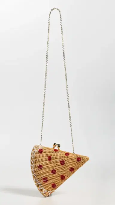 SERPUI Wicker Pizza Clutch | Thumbnail 4 SERPUI Wicker Pizza Clutch | Thumbnail 4
