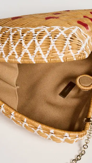 SERPUI Wicker Pizza Clutch | Thumbnail 6 SERPUI Wicker Pizza Clutch | Thumbnail 6