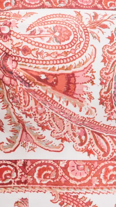 Hill House Home The Margot Mini Dress Corsica Paisley Coral L | Thumbnail 6 Hill House Home The Margot Mini Dress Corsica Paisley Coral L | Thumbnail 6
