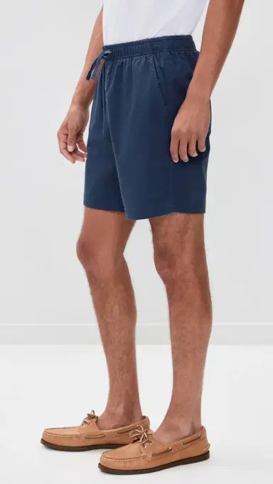 Fair Harbor Horizon Pull On Shorts 7 Navy | Thumbnail 4 Fair Harbor Horizon Pull On Shorts 7 Navy | Thumbnail 4