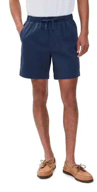 Fair Harbor Horizon Pull On Shorts 7 Navy | Thumbnail 1 Fair Harbor Horizon Pull On Shorts 7 Navy | Thumbnail 1