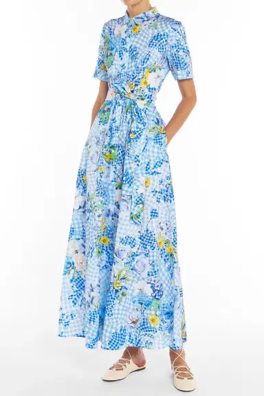 Mary Katrantzou Como Maxi Dress - Fleur Blueberry | Thumbnail 2 Mary Katrantzou Como Maxi Dress - Fleur Blueberry | Thumbnail 2