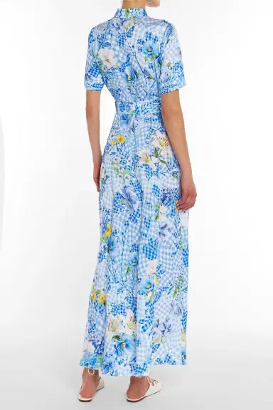 Mary Katrantzou Como Maxi Dress - Fleur Blueberry | Thumbnail 3 Mary Katrantzou Como Maxi Dress - Fleur Blueberry | Thumbnail 3