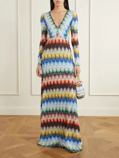 Missoni Striped Terry Drawstring Pouch | Thumbnail 2 Missoni Striped Terry Drawstring Pouch | Thumbnail 2