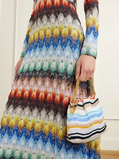 Missoni Striped Terry Drawstring Pouch | Thumbnail 3 Missoni Striped Terry Drawstring Pouch | Thumbnail 3