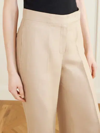 Max Mara Big Linen Wide-leg Pants | Thumbnail 4 Max Mara Big Linen Wide-leg Pants | Thumbnail 4