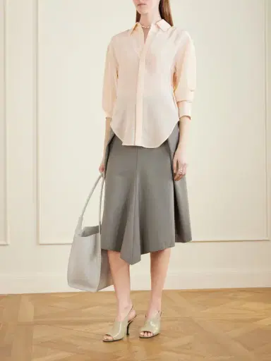 Victoria Beckham Silk-crepe Shirt | Thumbnail 2 Victoria Beckham Silk-crepe Shirt | Thumbnail 2