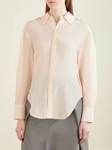 Victoria Beckham Silk-crepe Shirt | Thumbnail 3 Victoria Beckham Silk-crepe Shirt | Thumbnail 3